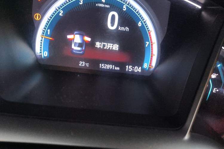 Used Honda Civic 2016 220TURBO CVT Prestige Edition Odometer Close Up