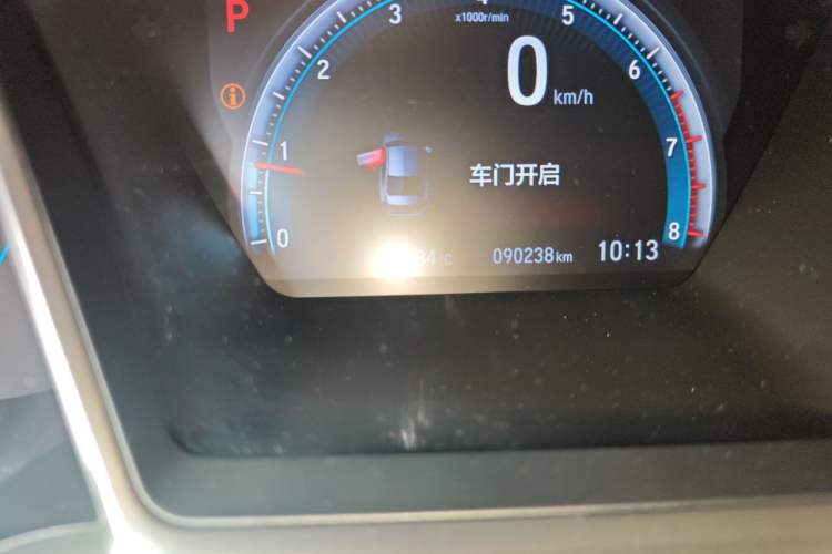 Used Honda Civic 2016 220TURBO CVT Luxury Edition Odometer Close Up