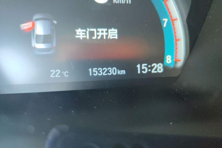 Used Honda Civic 2016 220TURBO CVT Prestige Edition Odometer Close Up