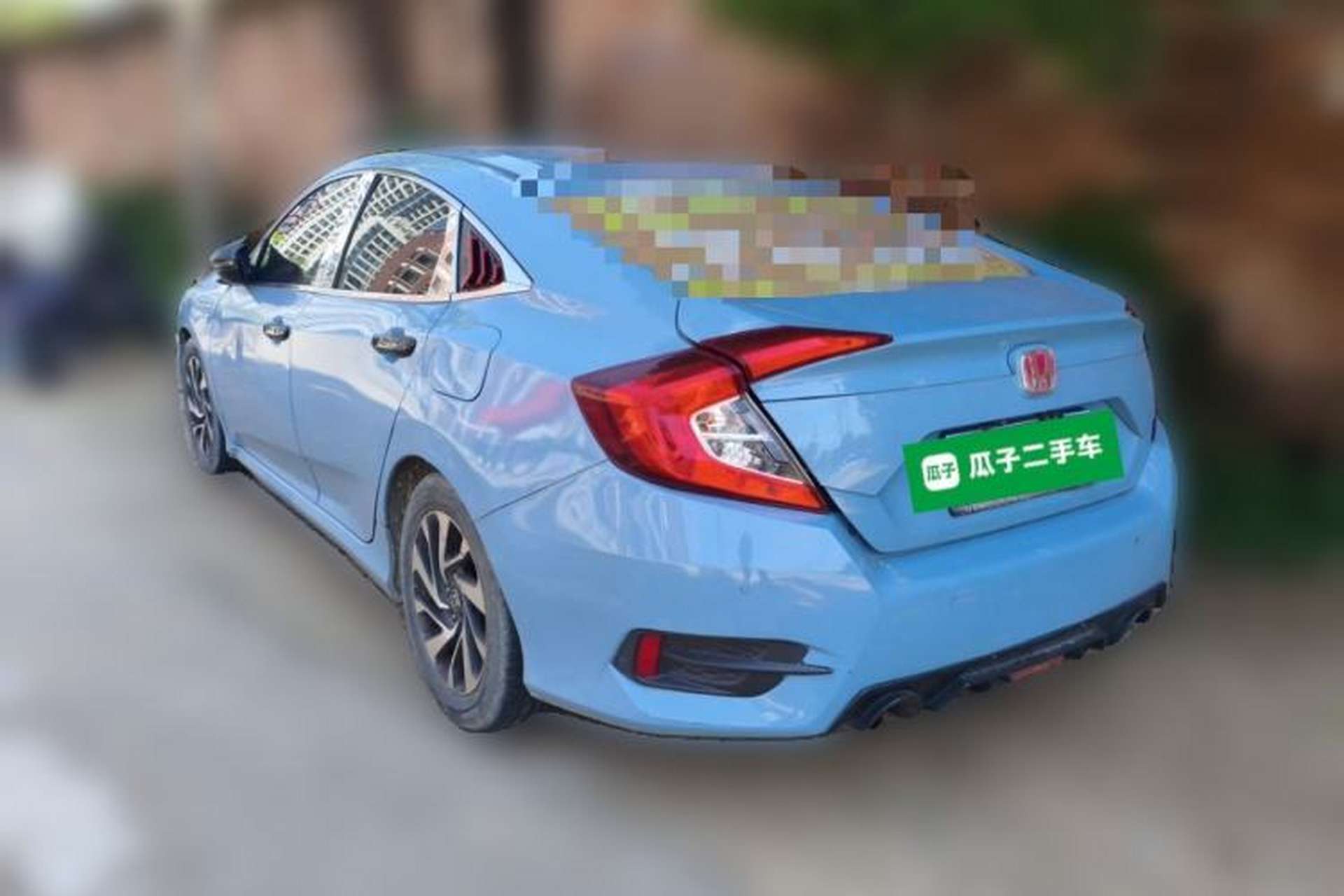 Used Honda Civic 2016 220TURBO Manual Luxury Edition Rear Left 45 Deg