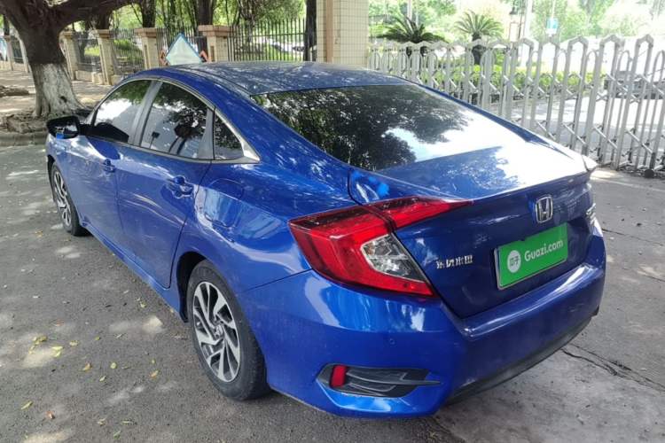 Used Honda Civic 2016 220TURBO CVT Luxury Edition Rear Left 45 Deg