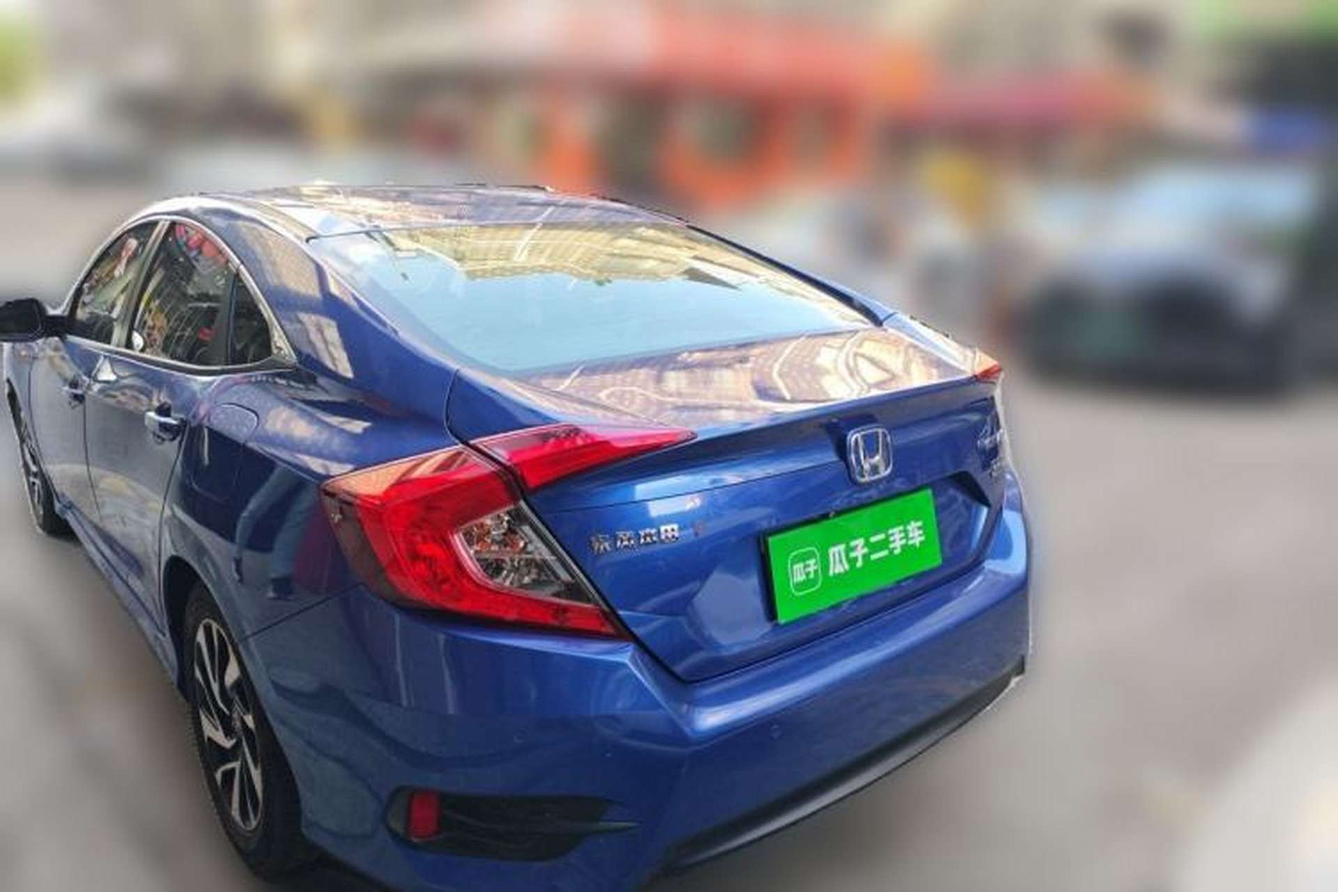 Used Honda Civic 2016 220TURBO CVT Luxury Edition Rear Left 45 Deg