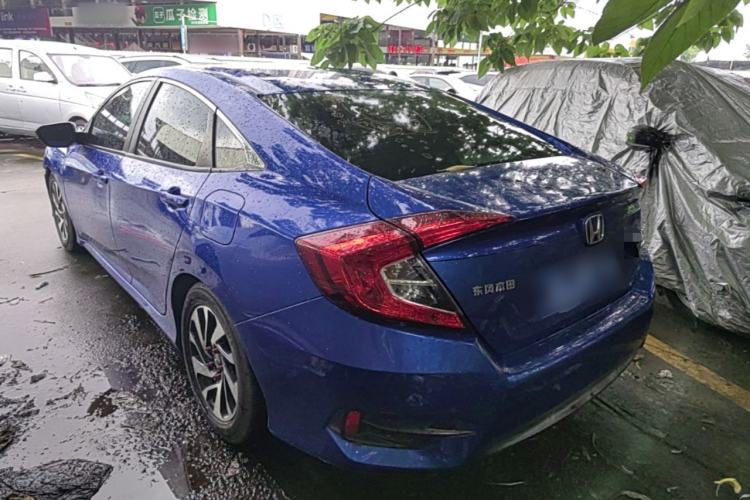 Used Honda Civic 2016 220TURBO CVT Luxury Edition Rear Left 45 Deg
