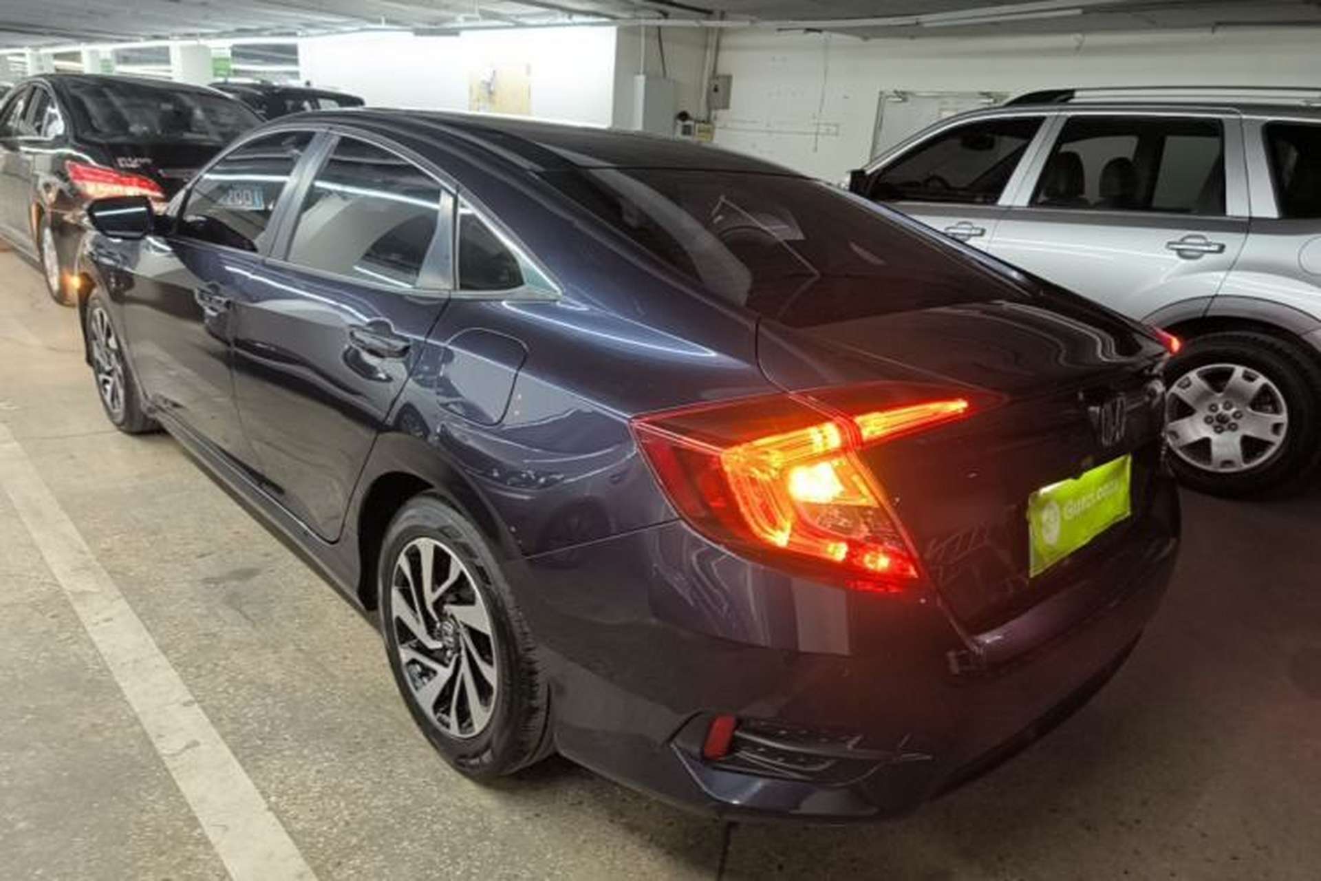 Used Honda Civic 2016 220TURBO Manual Luxury Edition Rear Left 45 Deg