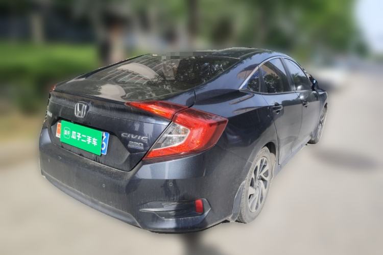 Used Honda Civic 2016 220TURBO CVT Luxury Edition Rear Right 45 Deg