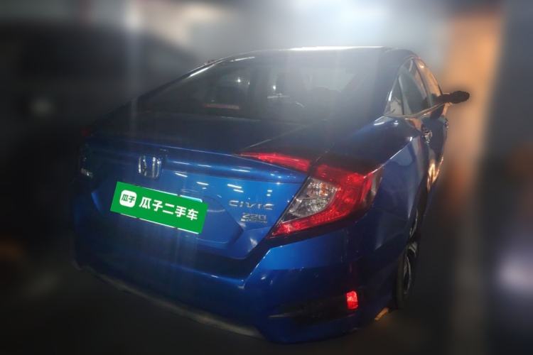 Used Honda Civic 2016 220TURBO CVT Prestige Edition Rear Right 45 Deg