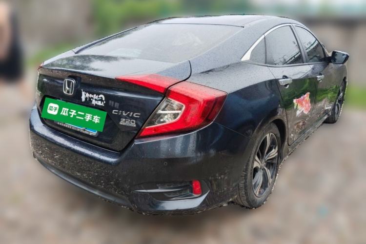 Used Honda Civic 2016 220TURBO CVT Prestige Edition Rear Right 45 Deg