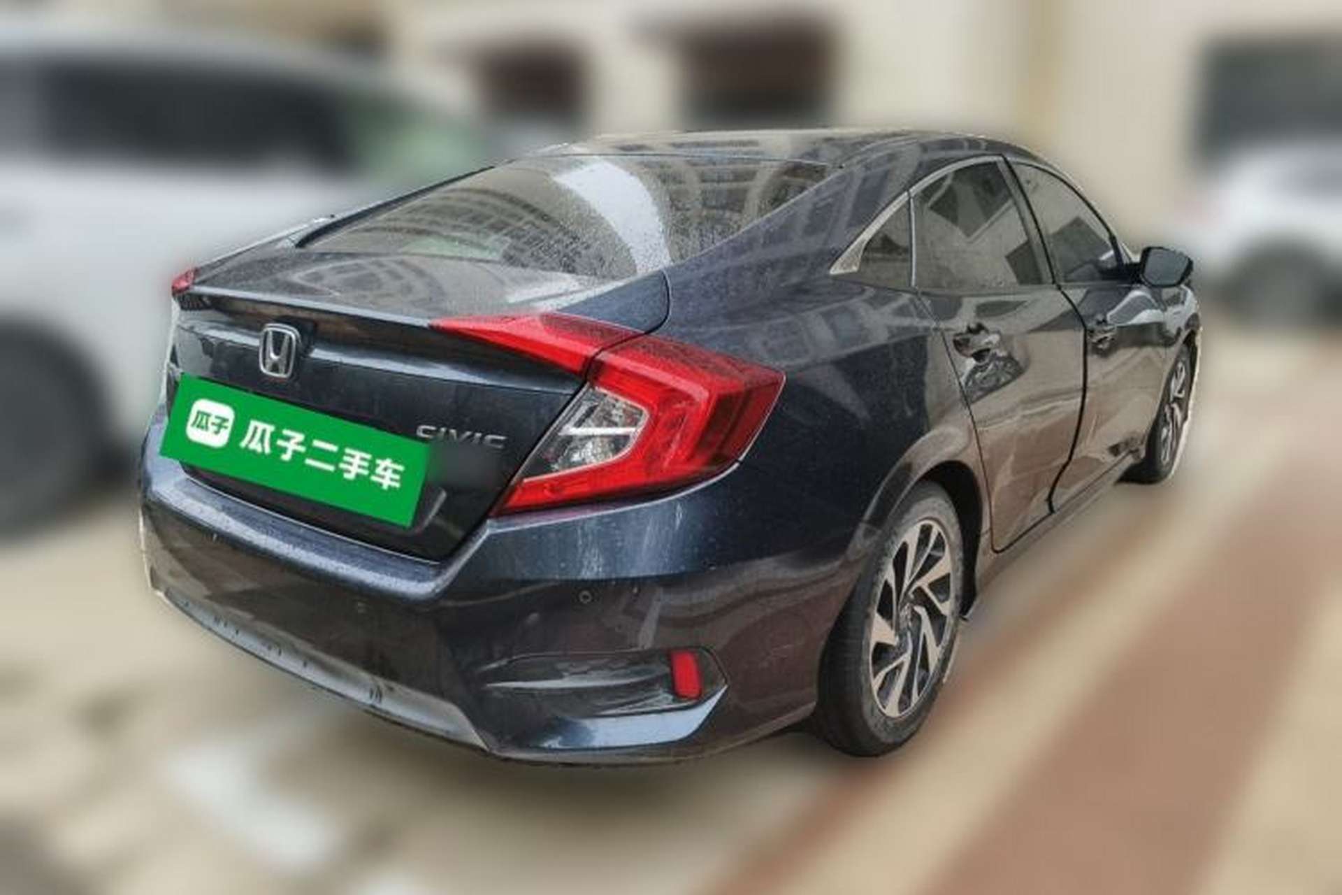 Used Honda Civic 2016 220TURBO CVT Luxury Edition Rear Right 45 Deg