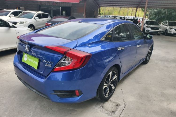 Used Honda Civic 2016 220TURBO CVT Prestige Edition Rear Right 45 Deg
