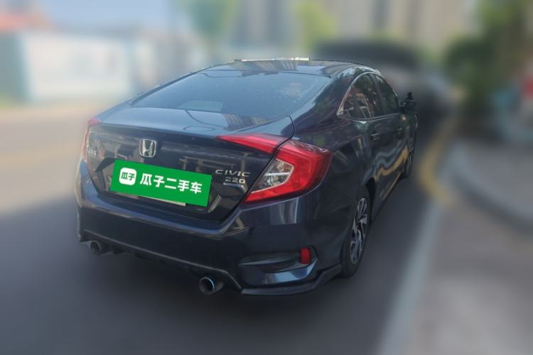 Used Honda Civic 2016 220TURBO Manual Luxury Edition Rear Right 45 Deg