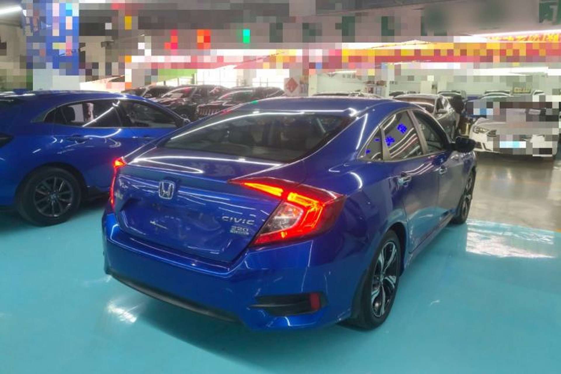 Used Honda Civic 2016 220TURBO CVT Prestige Edition Rear Right 45 Deg