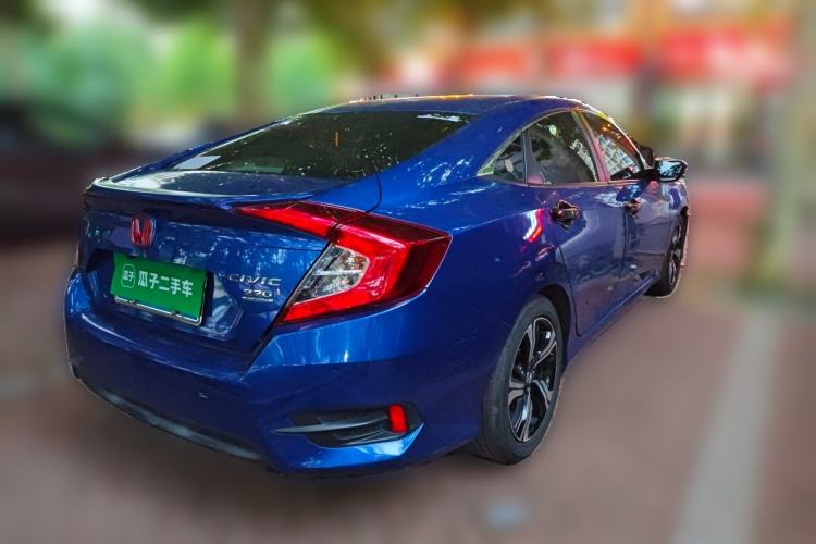 Used Honda Civic 2016 220TURBO CVT Prestige Edition Rear Right 45 Deg