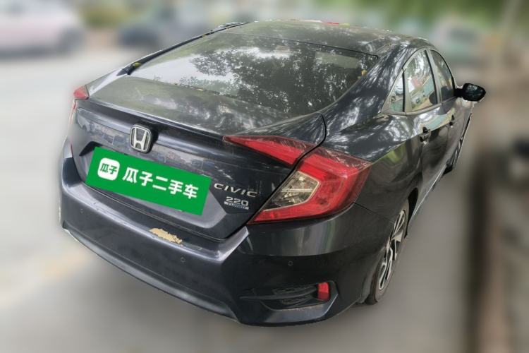 Used Honda Civic 2016 220TURBO CVT Luxury Edition Rear Right 45 Deg