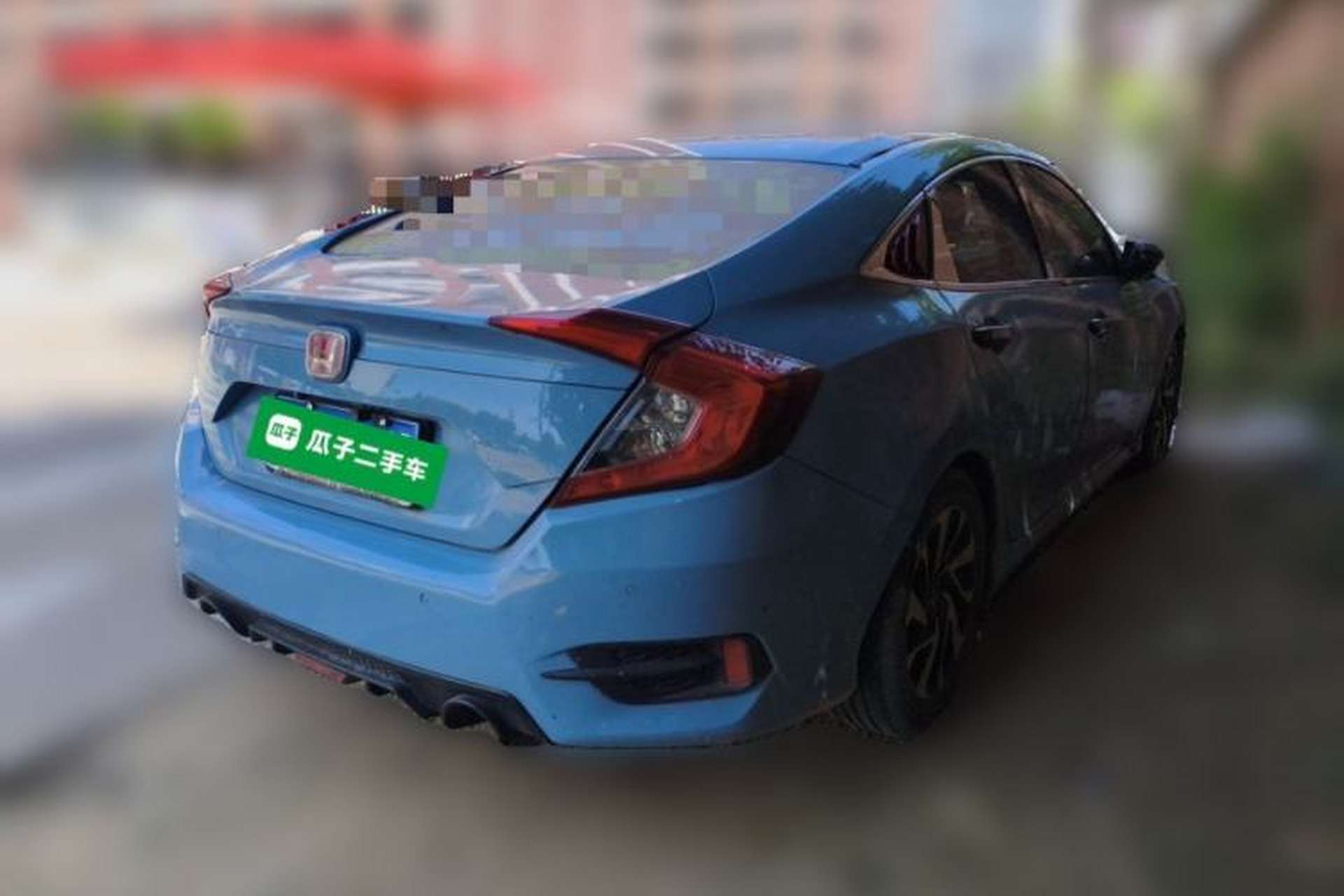 Used Honda Civic 2016 220TURBO Manual Luxury Edition Rear Right 45 Deg