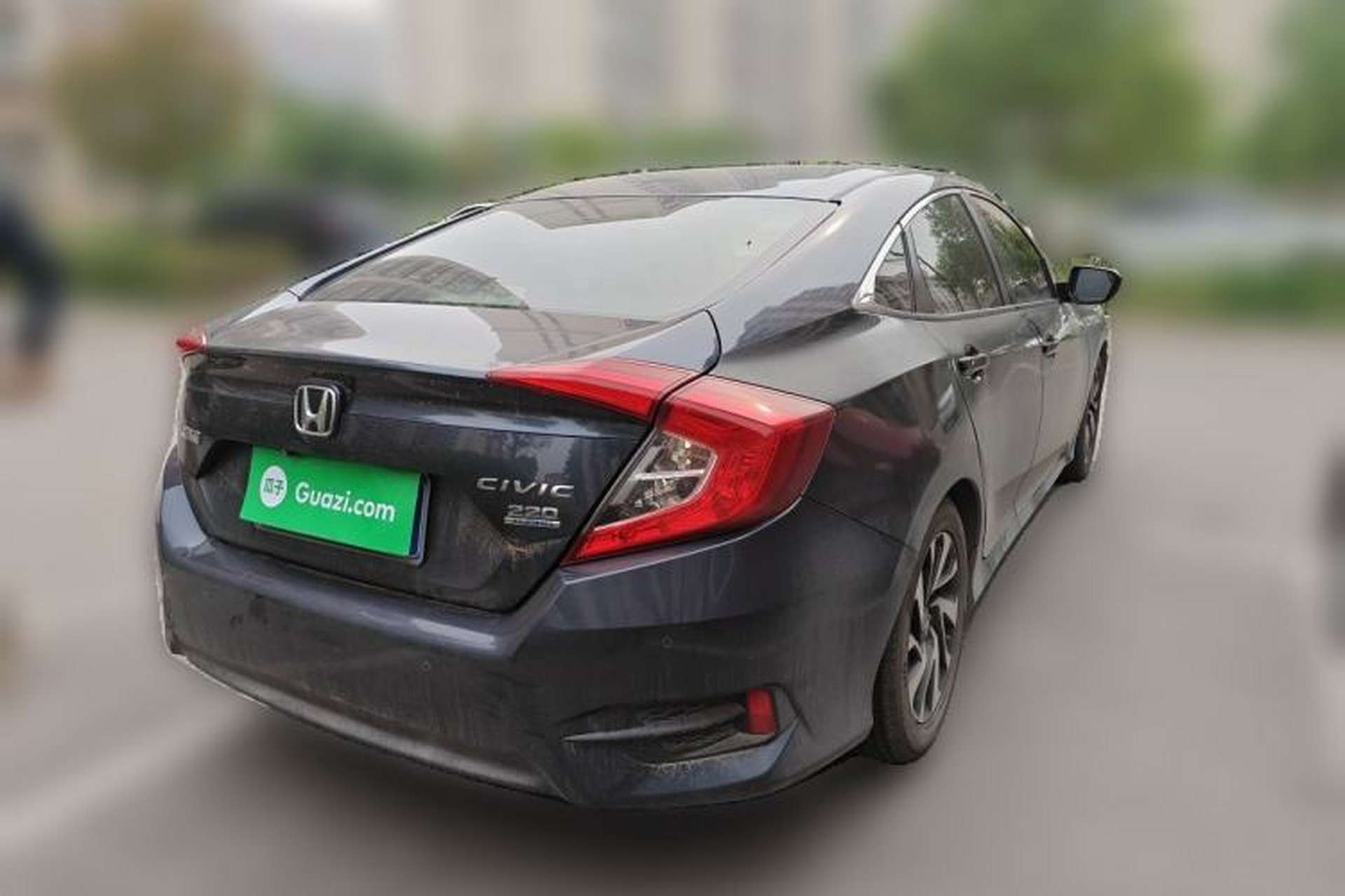 Used Honda Civic 2016 220TURBO CVT Luxury Edition Rear Right 45 Deg