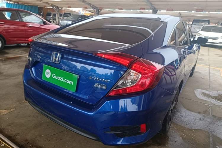 Used Honda Civic 2016 220TURBO CVT Prestige Edition Rear Right 45 Deg