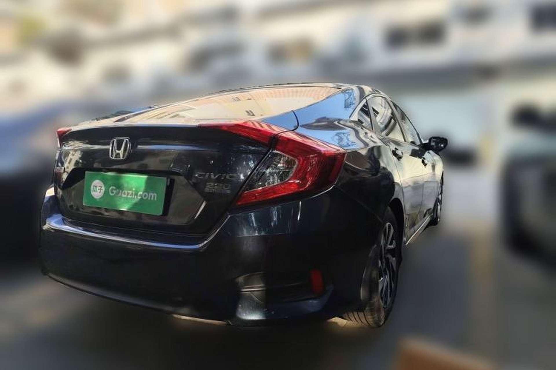 Used Honda Civic 2016 220TURBO CVT Luxury Edition Rear Right 45 Deg