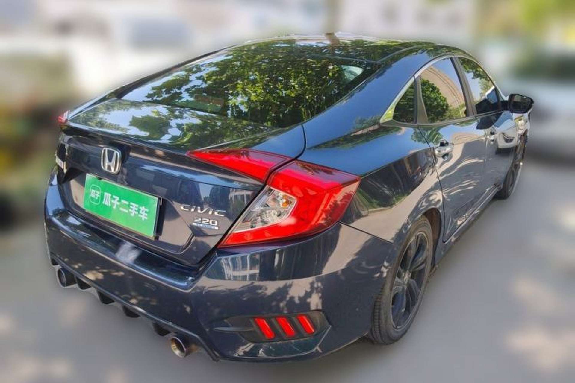 Used Honda Civic 2016 220TURBO CVT Prestige Edition Rear Right 45 Deg