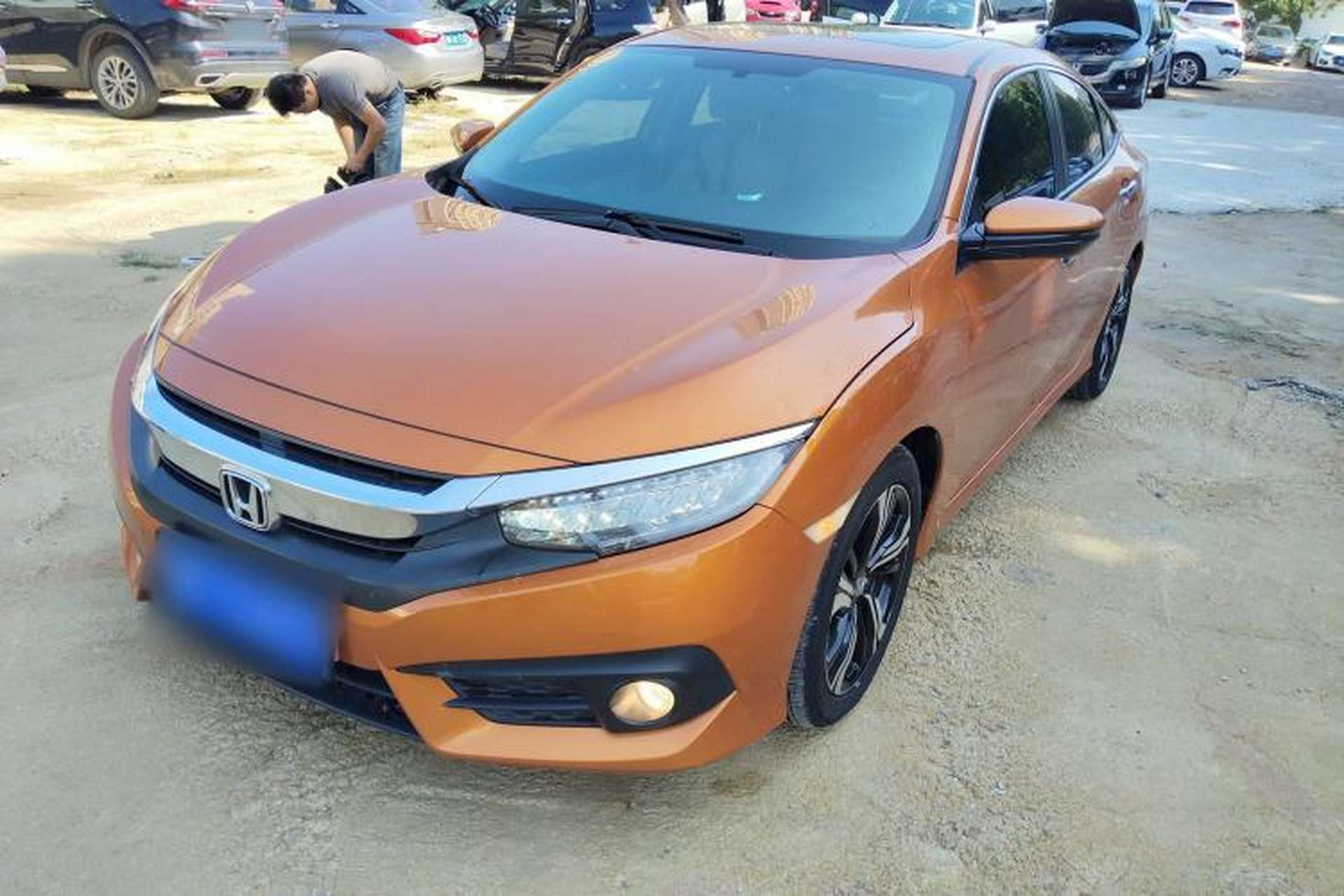 Used Honda Civic 2016 220TURBO CVT Prestige Edition Front Left 45 Deg