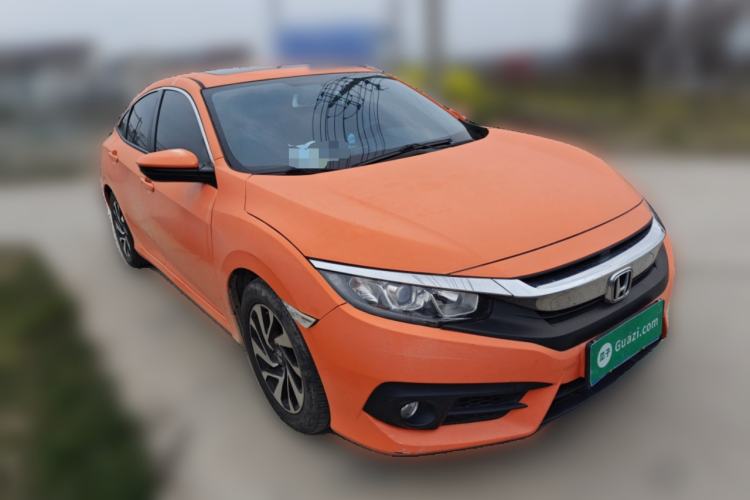 Used Honda Civic 2016 220TURBO CVT Luxury Edition Front Right 45 Deg