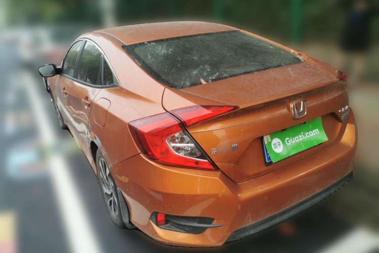 Used Honda Civic 2016 220TURBO CVT Luxury Edition Rear Left 45 Deg