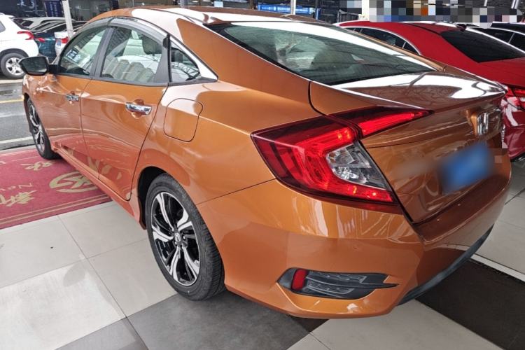 Used Honda Civic 2016 220TURBO CVT Prestige Edition Rear Left 45 Deg