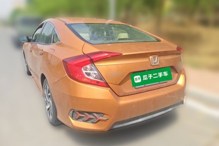 Used Honda Civic 2016 220TURBO CVT Luxury Edition Rear Left 45 Deg