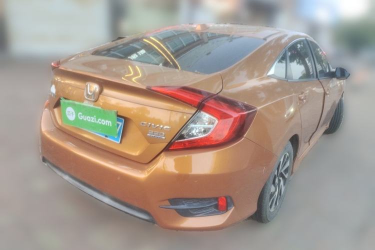 Used Honda Civic 2016 220TURBO CVT Luxury Edition Rear Right 45 Deg