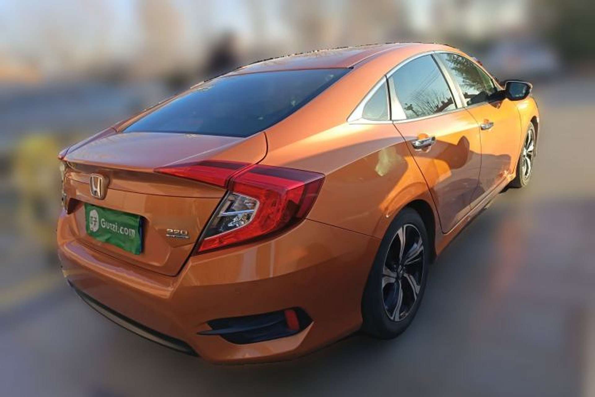 Used Honda Civic 2016 220TURBO CVT Prestige Edition Rear Right 45 Deg