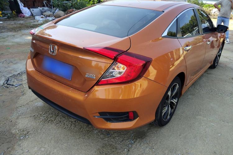 Used Honda Civic 2016 220TURBO CVT Prestige Edition Rear Right 45 Deg