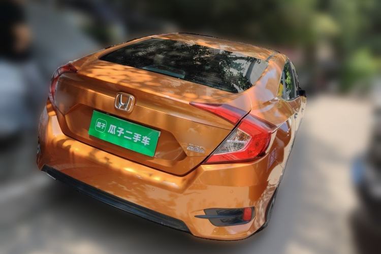 Used Honda Civic 2016 220TURBO CVT Prestige Edition Rear Right 45 Deg