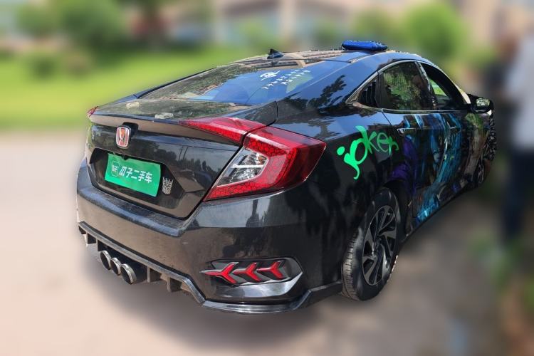 Used Honda Civic 2016 220TURBO CVT Luxury Edition Rear Right 45 Deg