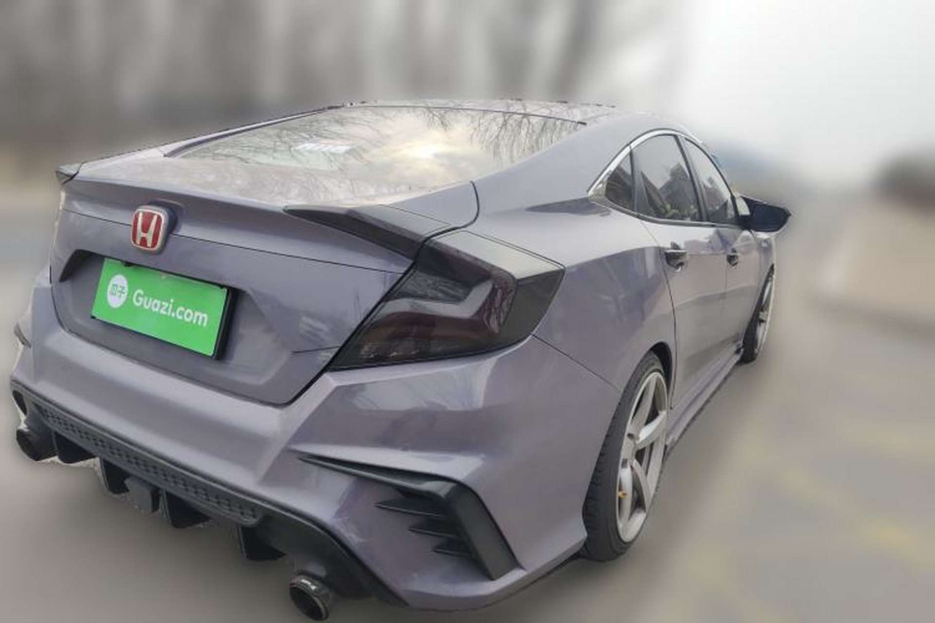 Used Honda Civic 2016 220TURBO CVT Luxury Edition Rear Right 45 Deg