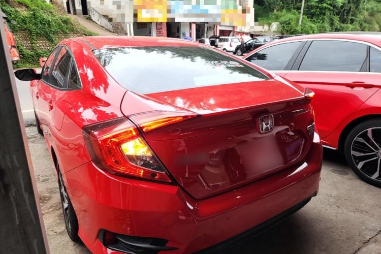 Used Honda Civic 2016 220TURBO CVT Luxury Edition Rear Left 45 Deg