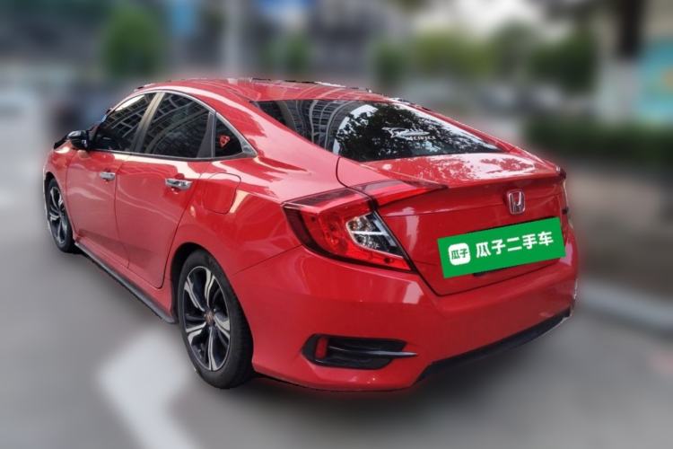 Used Honda Civic 2016 220TURBO CVT Prestige Edition Rear Left 45 Deg