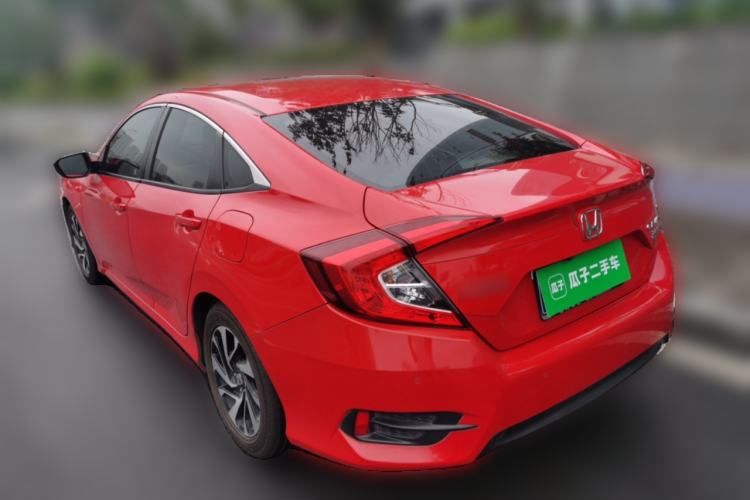 Used Honda Civic 2016 220TURBO Manual Luxury Edition Rear Left 45 Deg