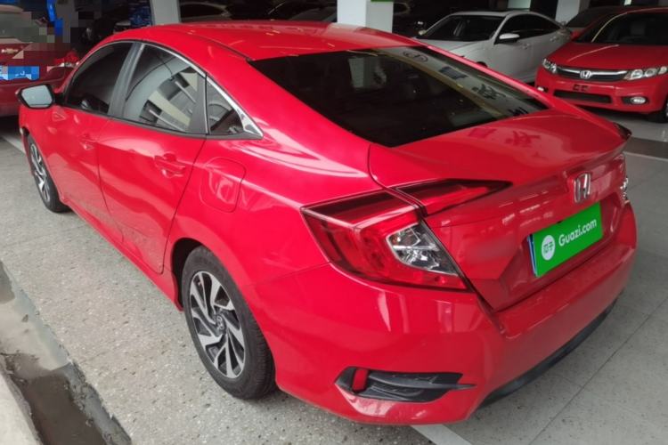 Used Honda Civic 2016 220TURBO CVT Luxury Edition Rear Left 45 Deg