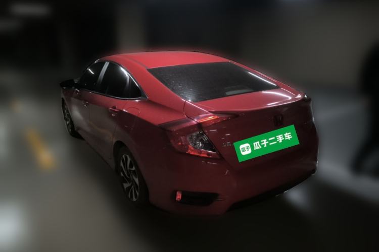 Used Honda Civic 2016 220TURBO CVT Luxury Edition Rear Left 45 Deg