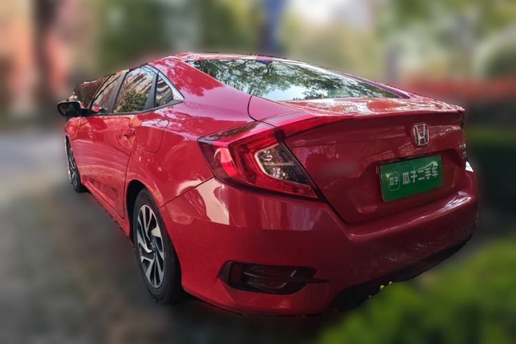 Used Honda Civic 2016 220TURBO CVT Luxury Edition Rear Left 45 Deg