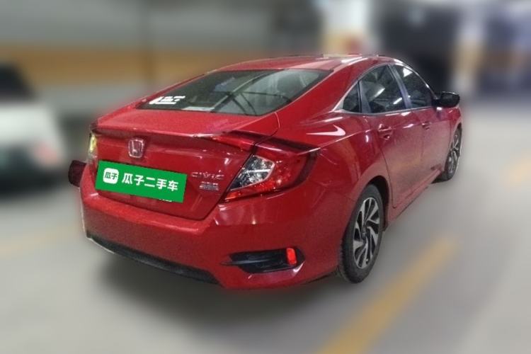 Used Honda Civic 2016 220TURBO CVT Luxury Edition Rear Right 45 Deg
