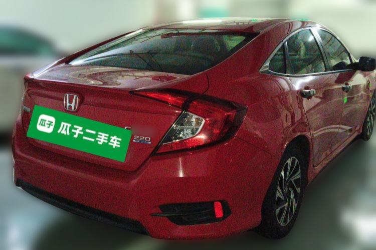 Used Honda Civic 2016 220TURBO CVT Luxury Edition Rear Right 45 Deg