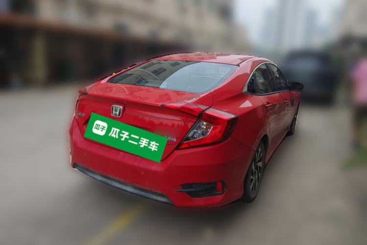 Used Honda Civic 2016 220TURBO CVT Luxury Edition Rear Right 45 Deg