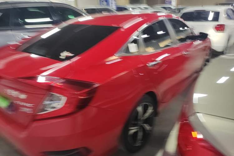 Used Honda Civic 2016 220TURBO CVT Prestige Edition Rear Right 45 Deg