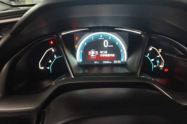 Used Honda Civic 2016 220TURBO CVT Prestige Edition Odometer Close Up