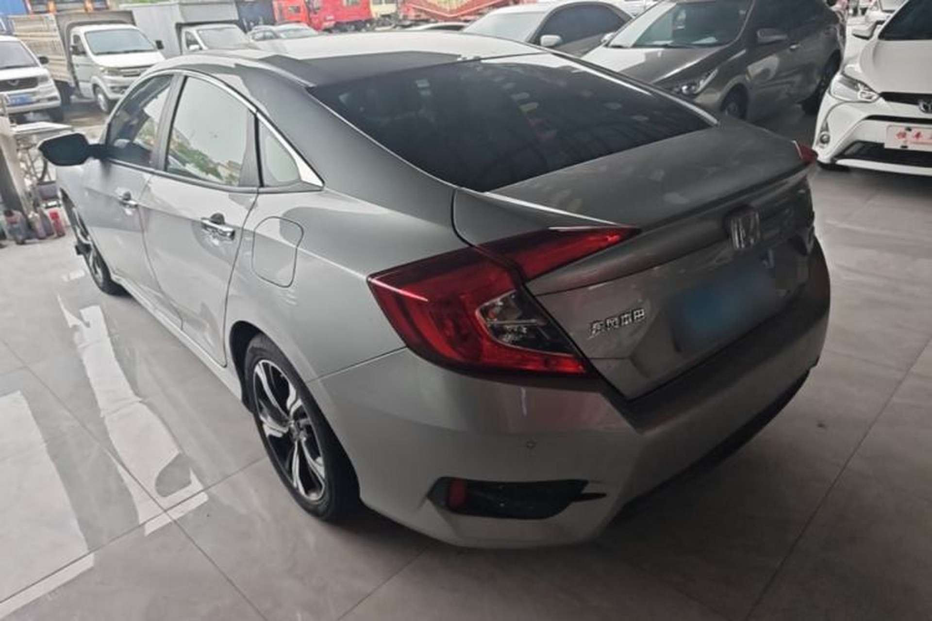 Used Honda Civic 2016 220TURBO CVT Prestige Edition Rear Left 45 Deg