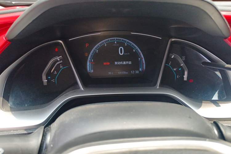 Used Honda Civic 2016 220TURBO CVT Prestige Edition Odometer Close Up