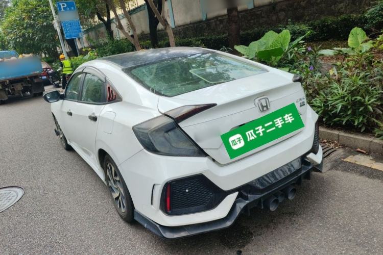 Used Honda Civic 2016 220TURBO CVT Luxury Edition Rear Left 45 Deg
