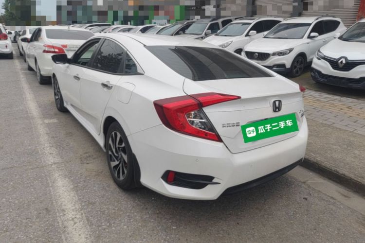 Used Honda Civic 2016 220TURBO CVT Luxury Edition Rear Left 45 Deg