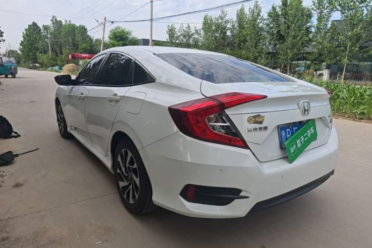 Used Honda Civic 2016 220TURBO CVT Luxury Edition Rear Left 45 Deg