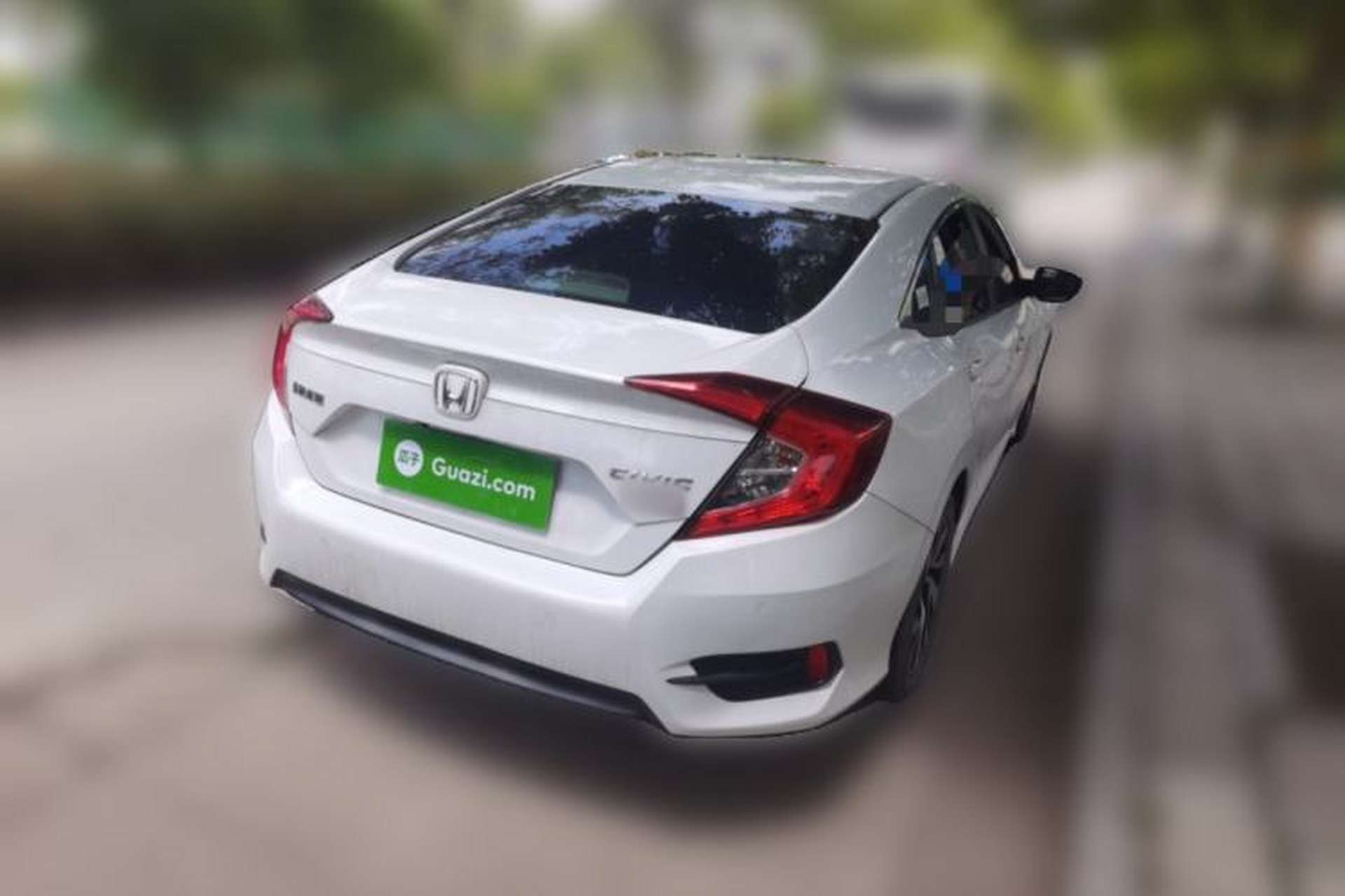 Used Honda Civic 2016 220TURBO CVT Luxury Edition Rear Right 45 Deg